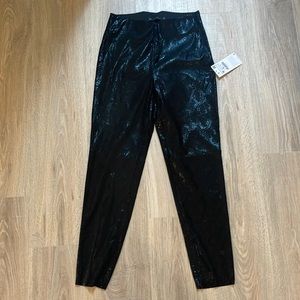NWT Zara elastic waist snake print leggings size medium